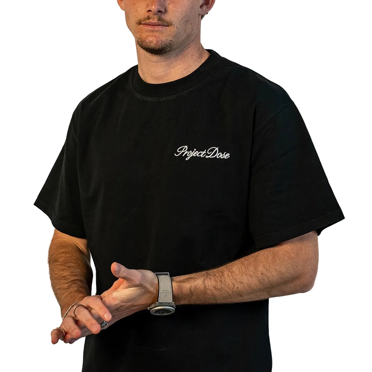 PROJECT DOSE - Black Base Tee - Project Dose