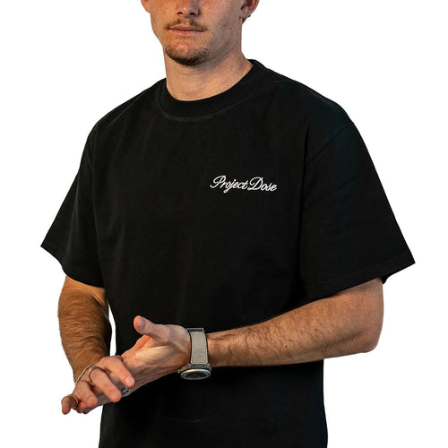 PROJECT DOSE - Black Base Tee - Project Dose